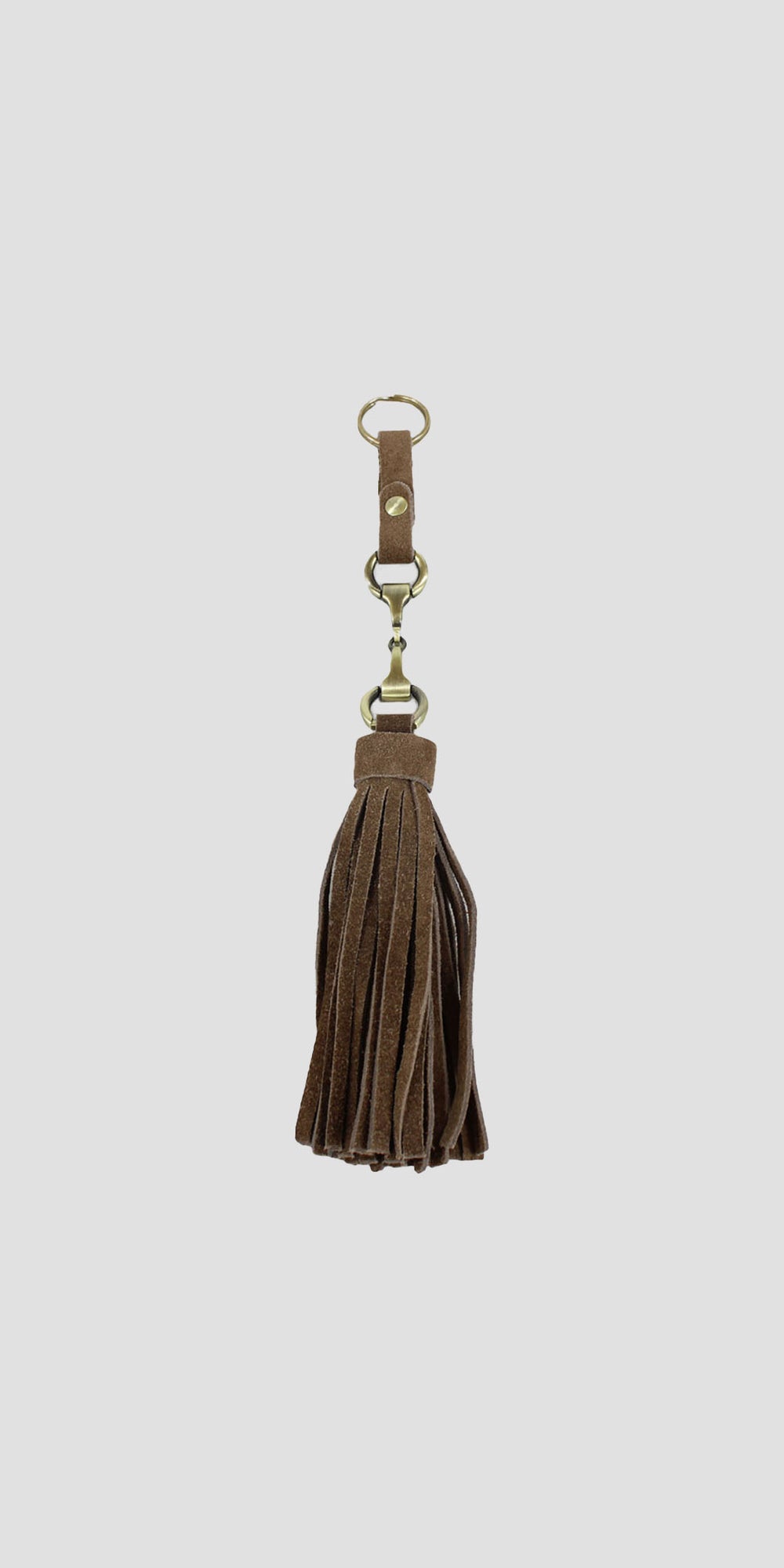 Snaffle Keyring Brown