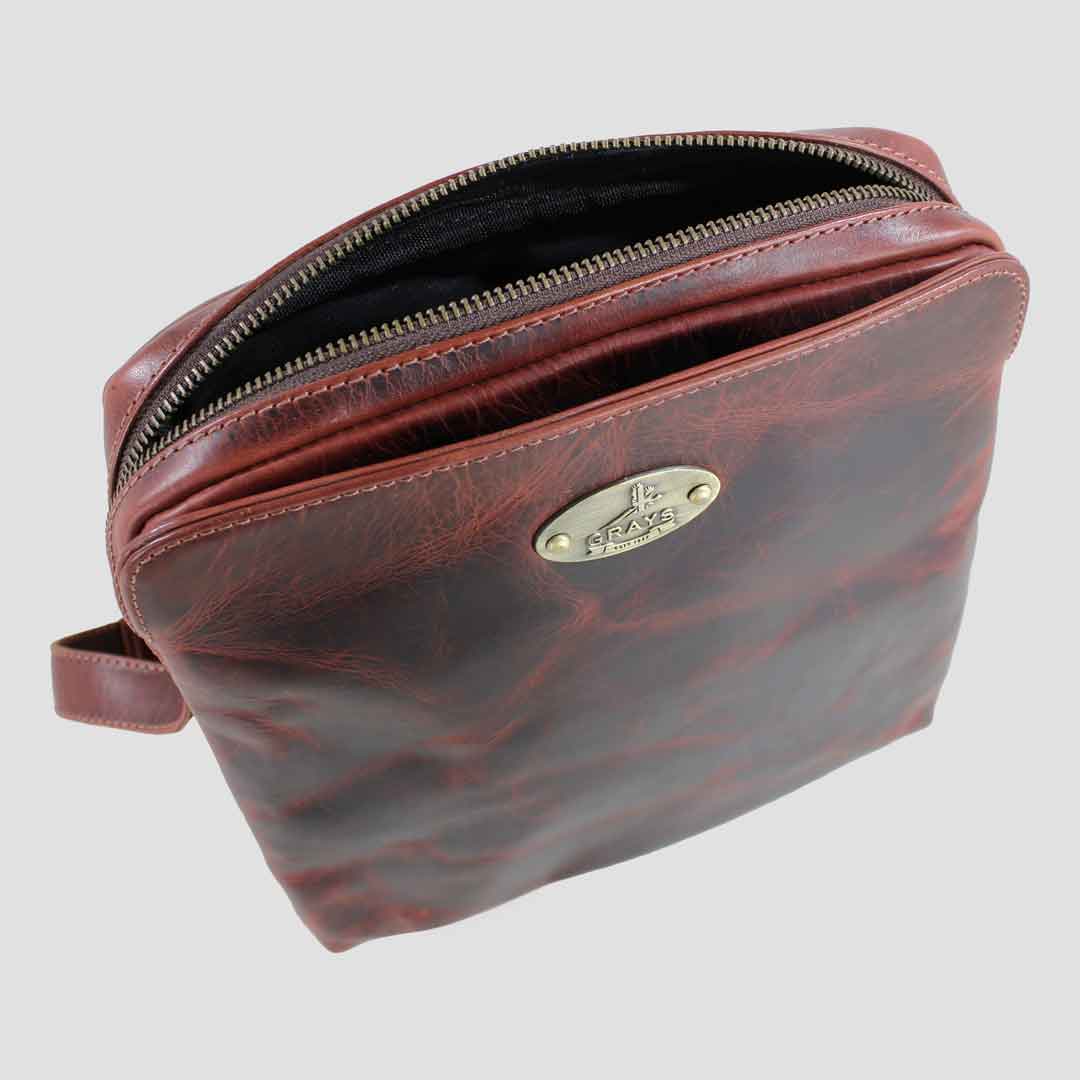 Edingale Shoulder Leather Bag Brown