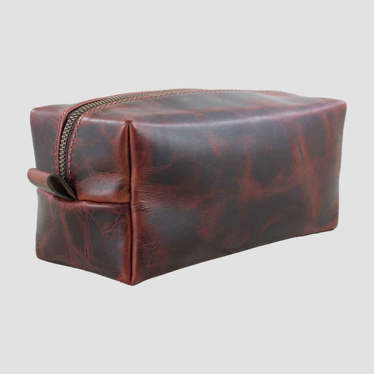 Croxall Leather Wash Bag