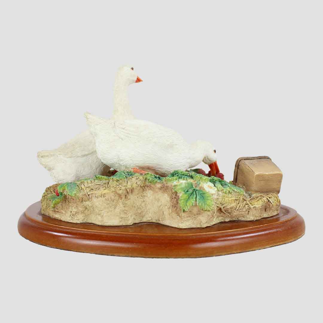 Strawberry Patch Border Fine Arts Geese