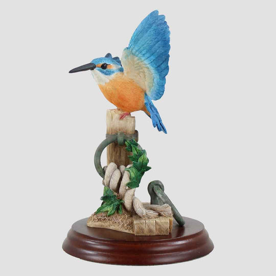 Kingfisher On Post Border Fine Arts Birds