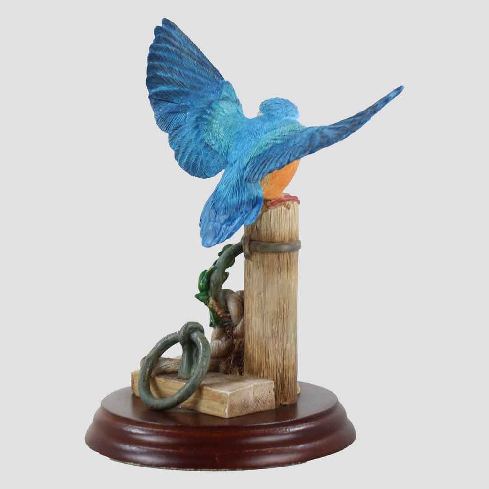 Kingfisher On Post Border Fine Arts Birds