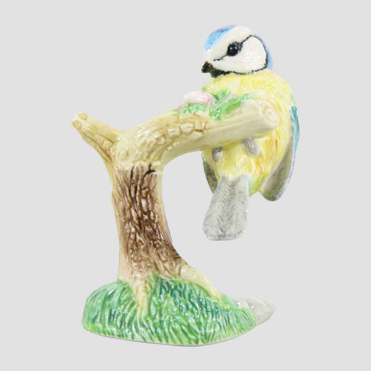 Blue Tit Border Fine Arts Pottery