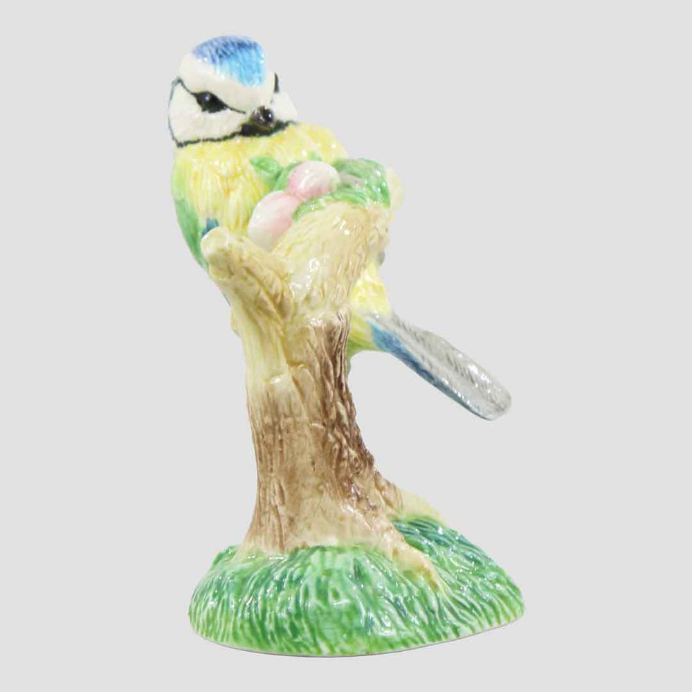 Blue Tit Border Fine Arts Pottery