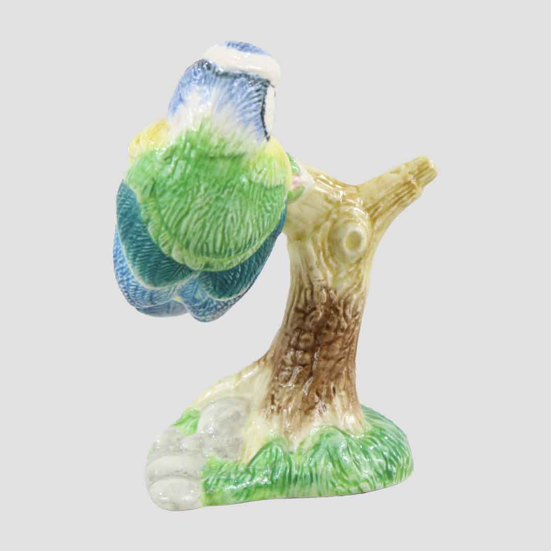 Blue Tit Border Fine Arts Pottery