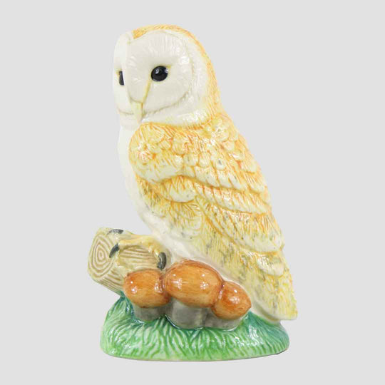 Barn Owl Border Fine Arts Pottery