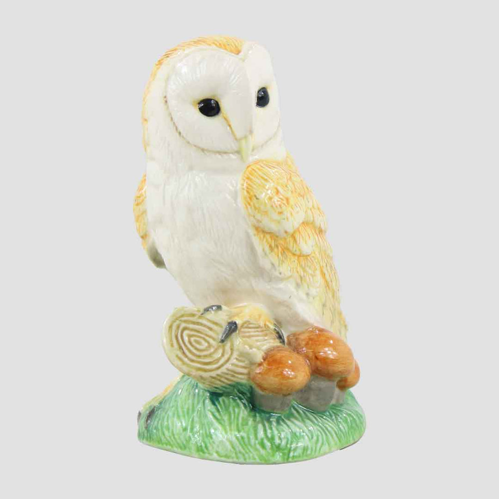 Barn Owl Border Fine Arts Pottery