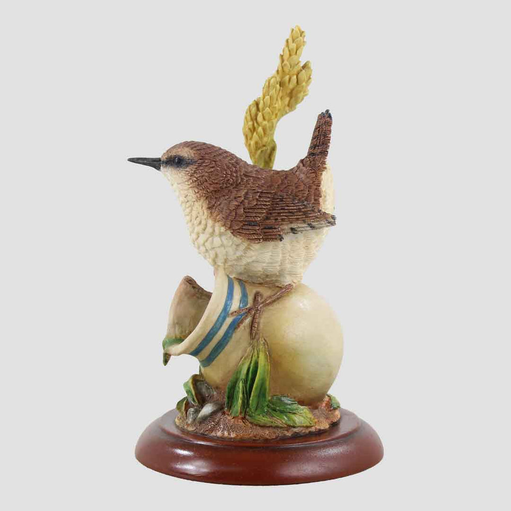 Wren On Pot Border Fine Arts Birds