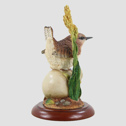 Wren On Pot Border Fine Arts Birds