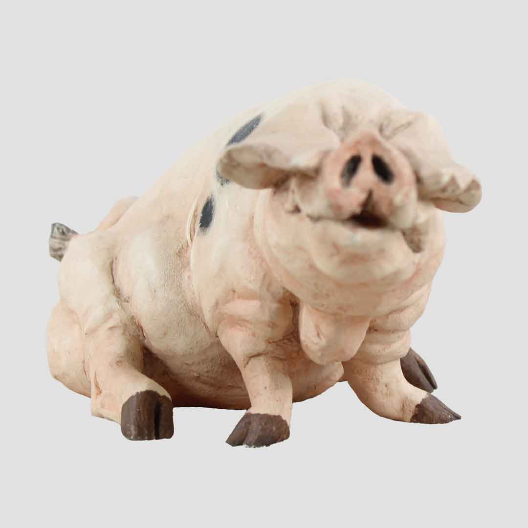 Myrtle (Gloucester Old Spot) Border Fine Arts Pig