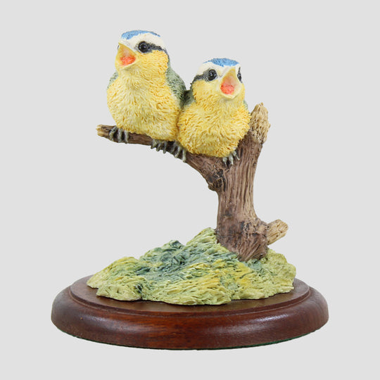 Hungry Mouths To Feed Border Fine Arts Blue Tits