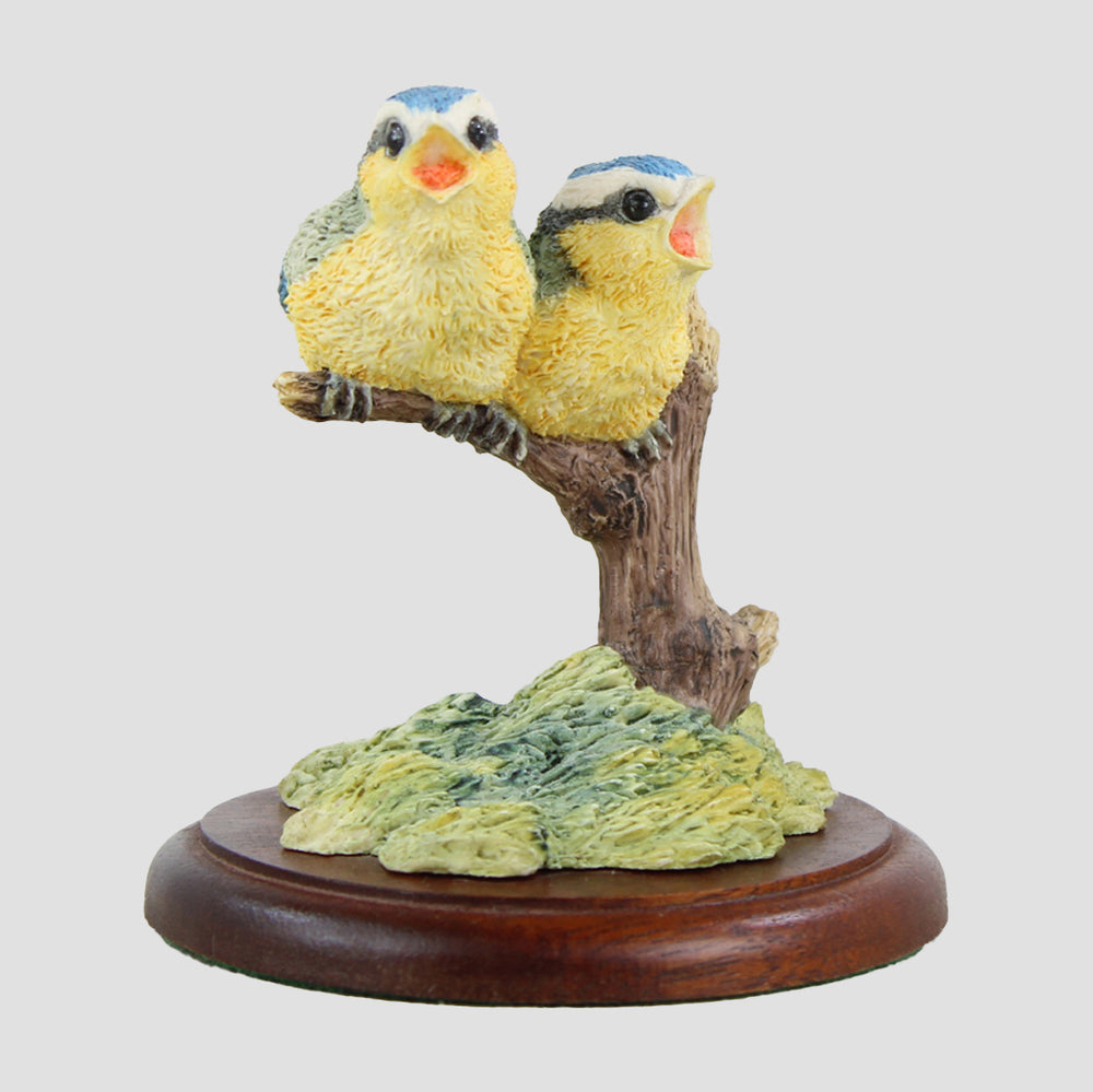 Hungry Mouths To Feed Border Fine Arts Blue Tits