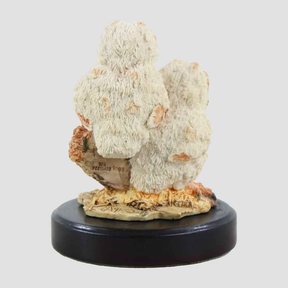 Plinth - Watching And Waiting Owlets Border Fine Arts
