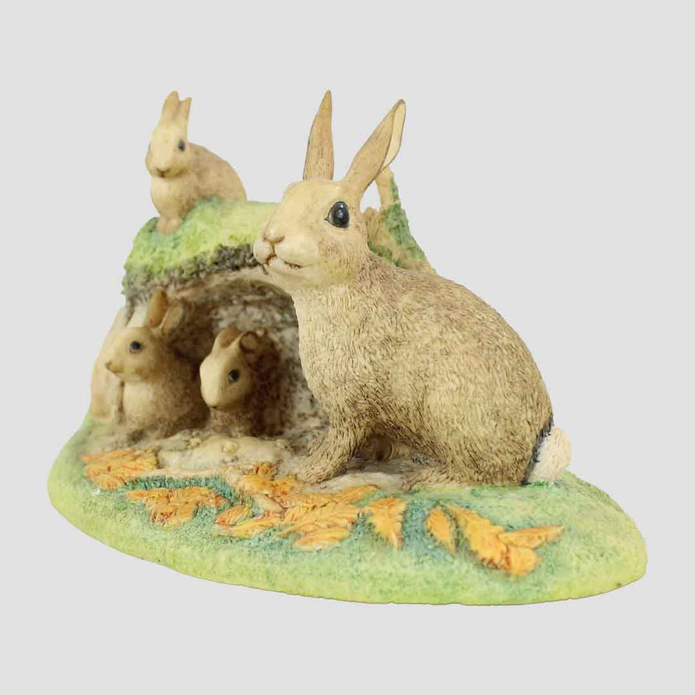 Rabbit Family Border Fine Arts