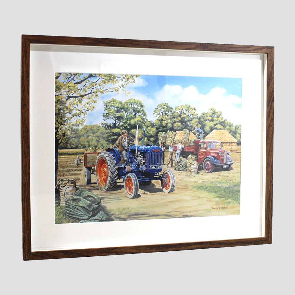 Fordson Tractor And Truck Framed Print