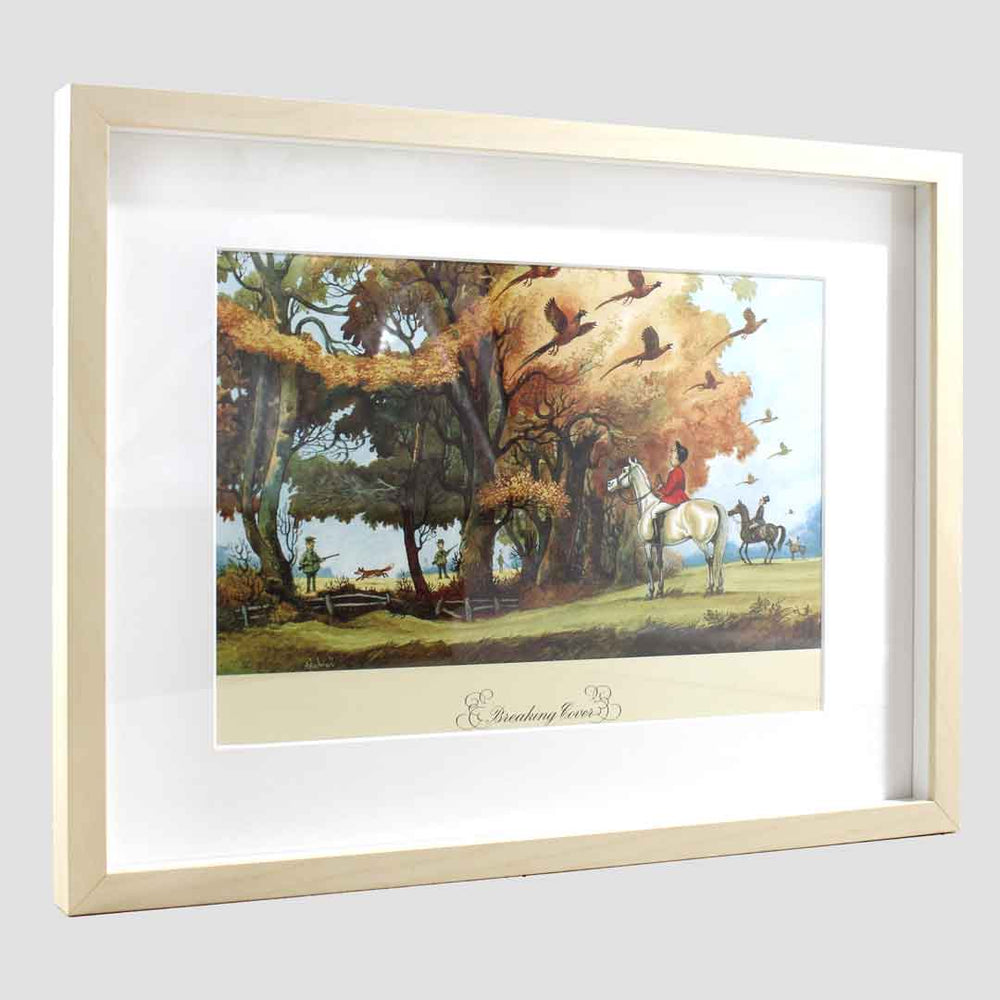 Breaking Cover Thelwell Hunting Framed Print