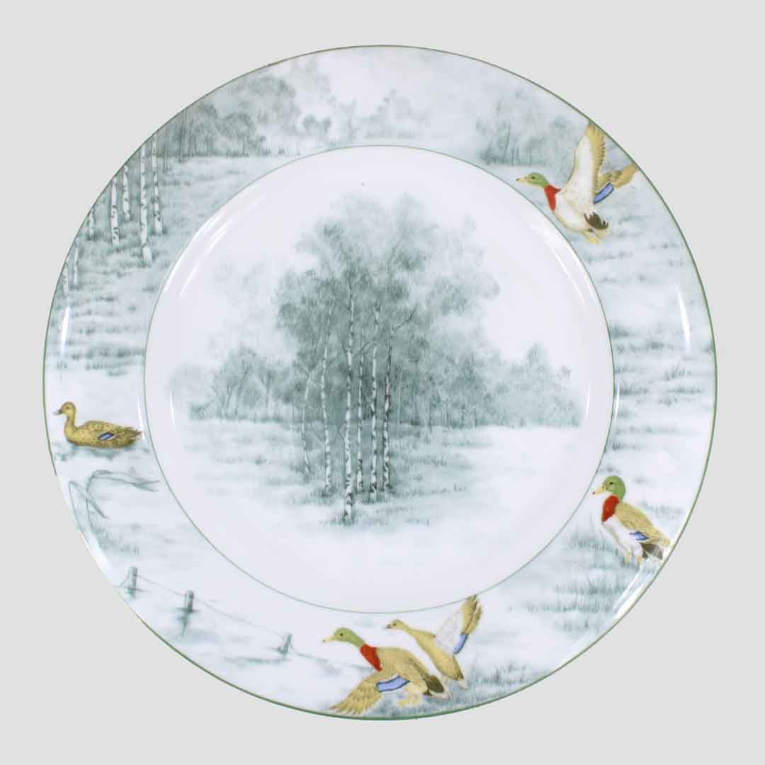 Round Plate - Mallard Design