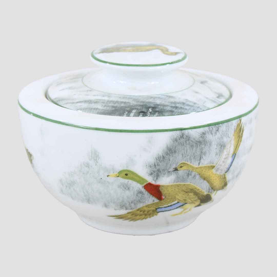 Sugar Pot With Lid - Mallard Design