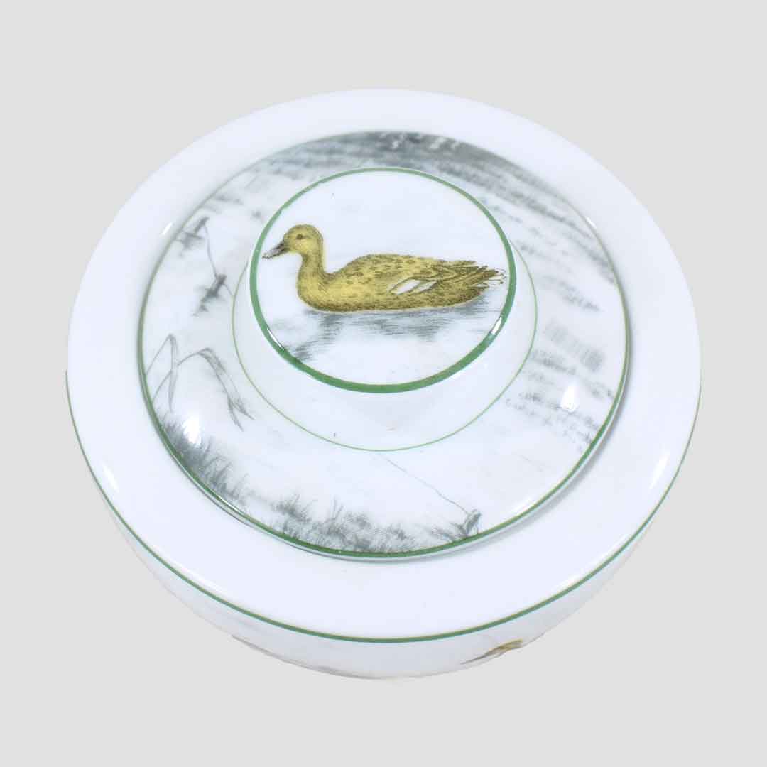 Sugar Pot With Lid - Mallard Design