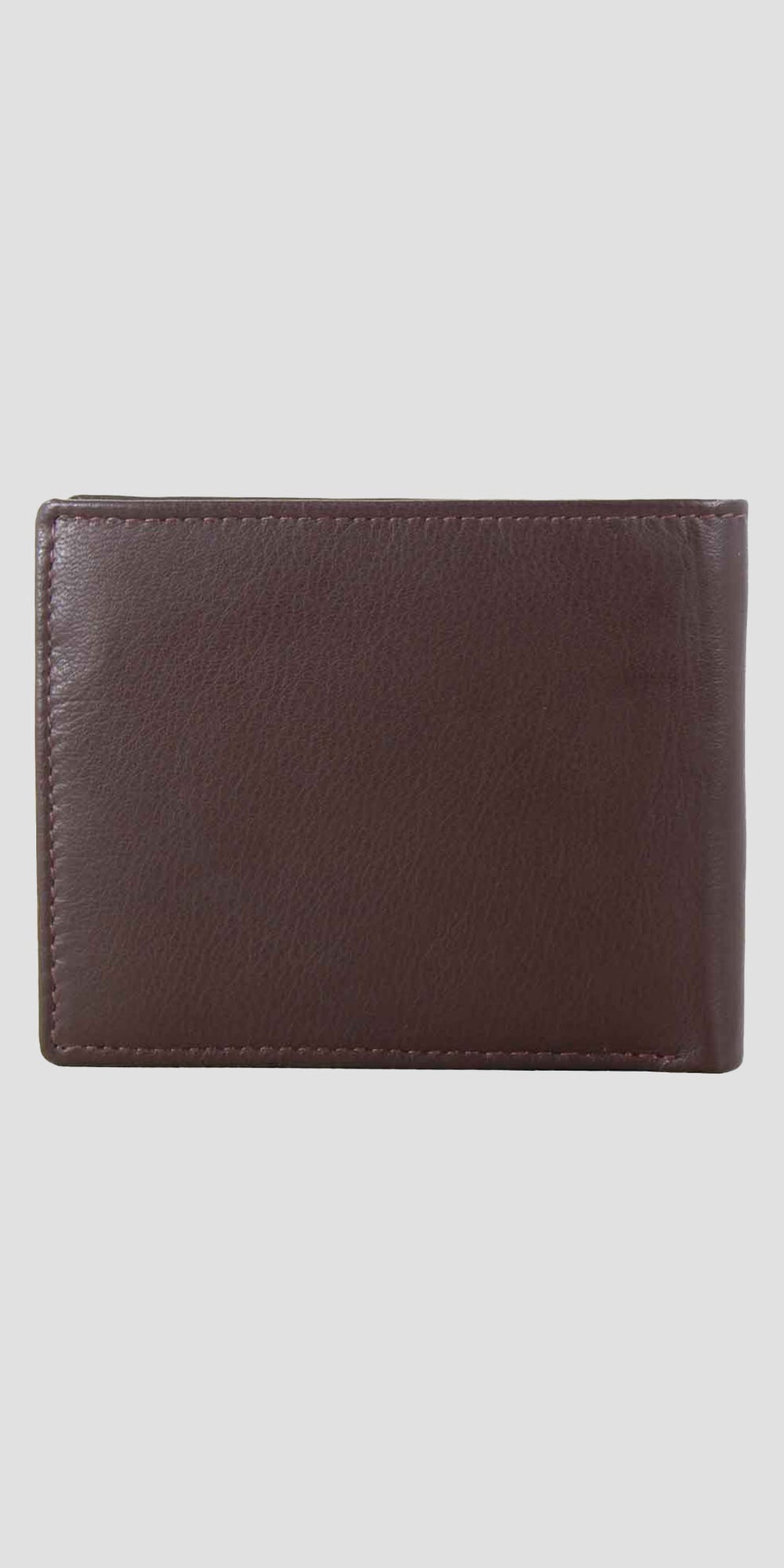 Sunny Leather Wallet With Coin Pocket Brown
