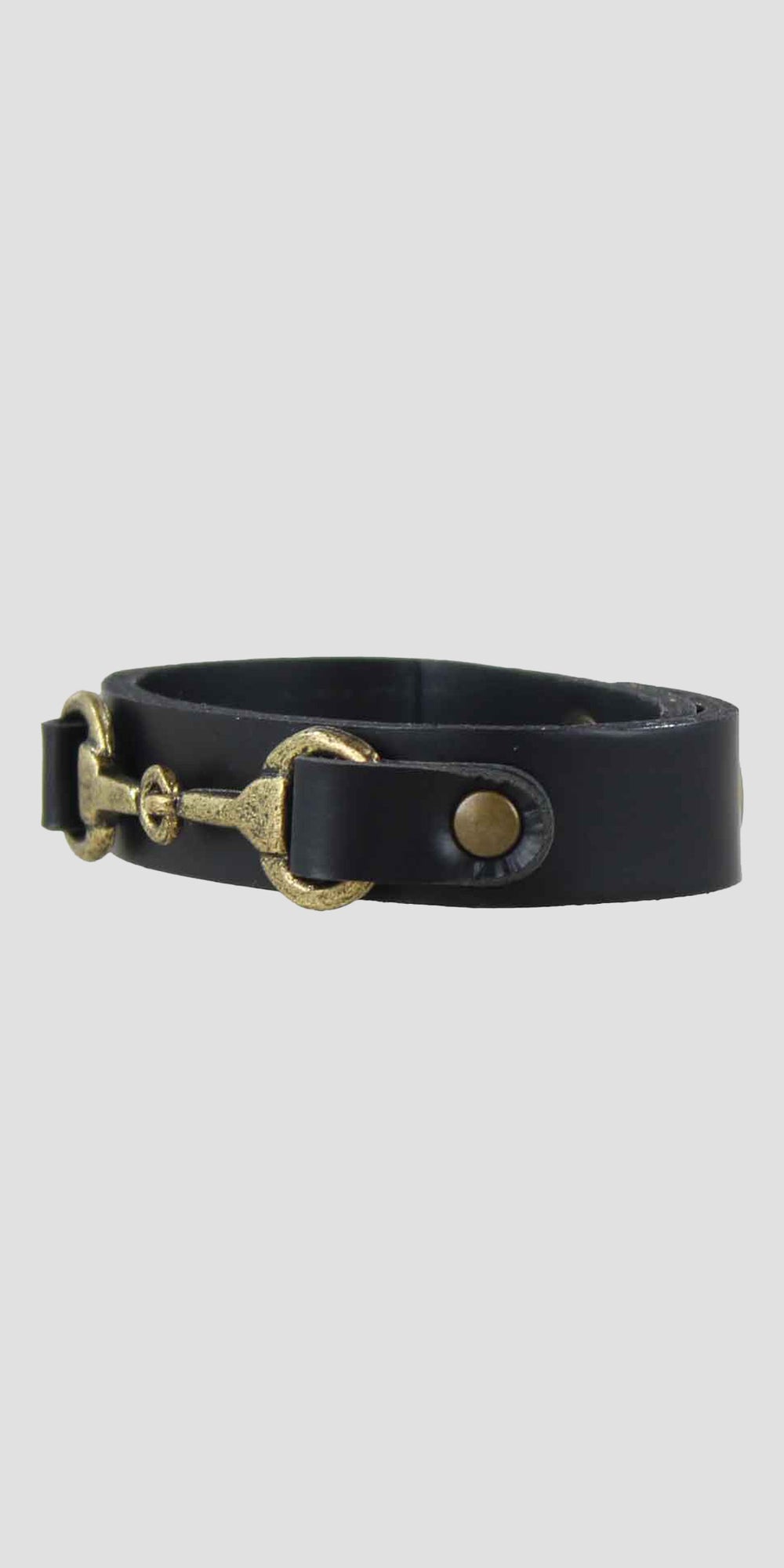 Snaffle Bracelet Black
