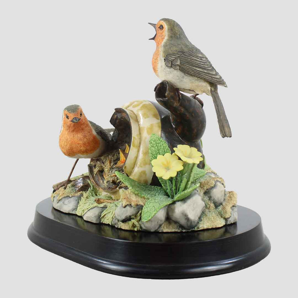 Joys Of Spring Border Fine Arts Robins