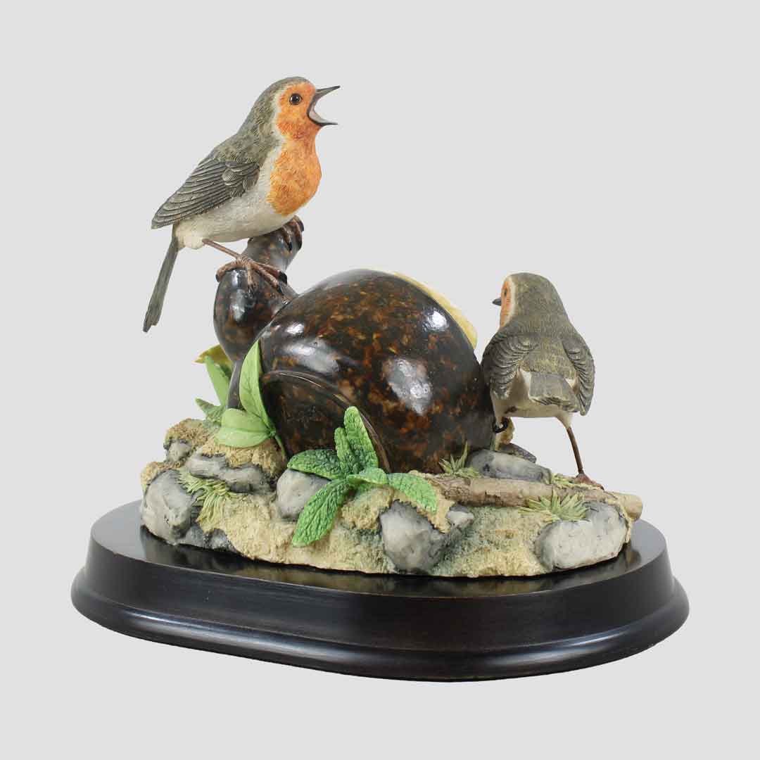 Joys Of Spring Border Fine Arts Robins