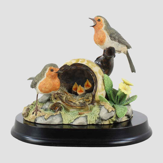 Joys Of Spring Border Fine Arts Robins