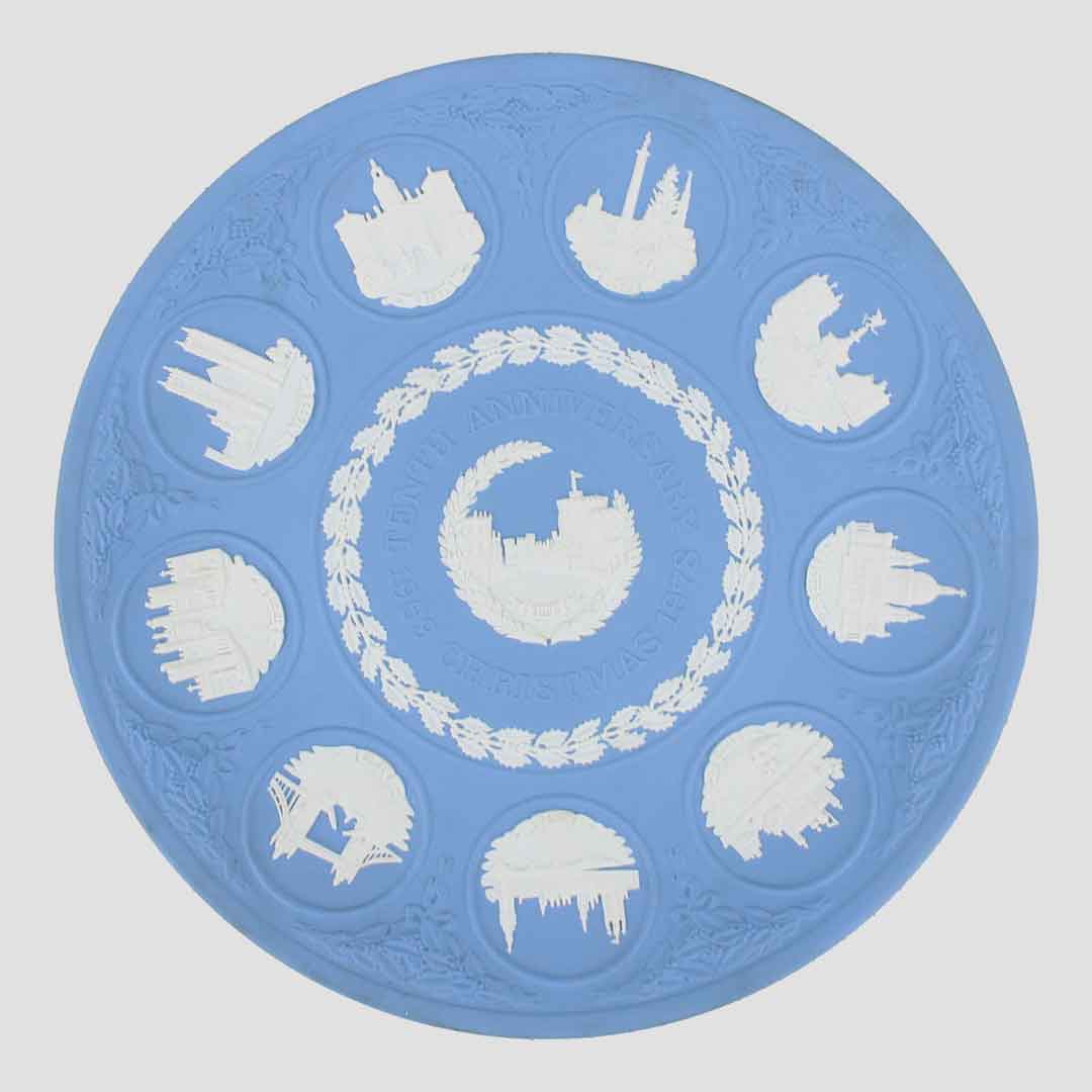 Christmas 1978 Anniversary London Landmarks Wedgwood Plate