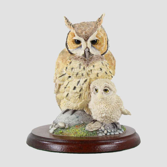 Mighty Predator Border Fine Arts Owl