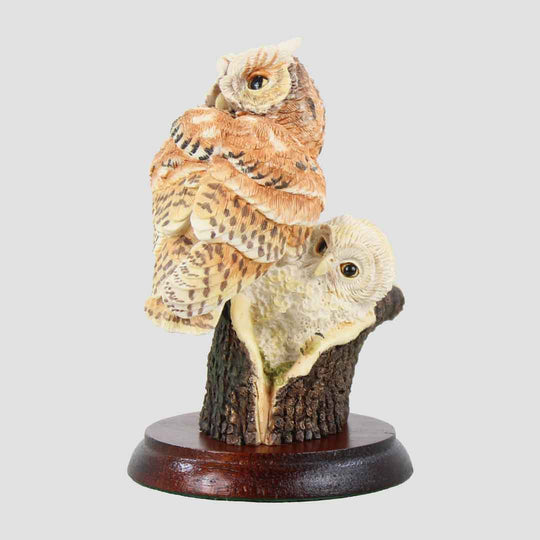 Birds Of The Night - Screech Owl and Owlet Border Fine Arts