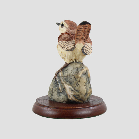 Wren On Pebble Border Fine Arts Bird