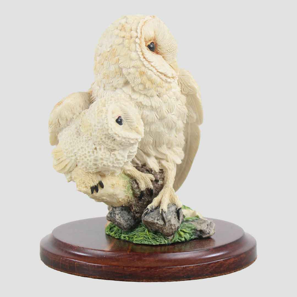 Under Mother's Wing Border Fine Arts Owl