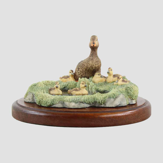Plinth - Mallard Family Border Fine Arts Ducks