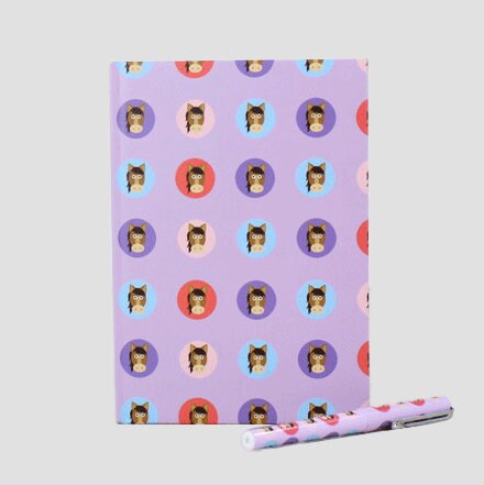 Cartoon Horse Notebook With Pen