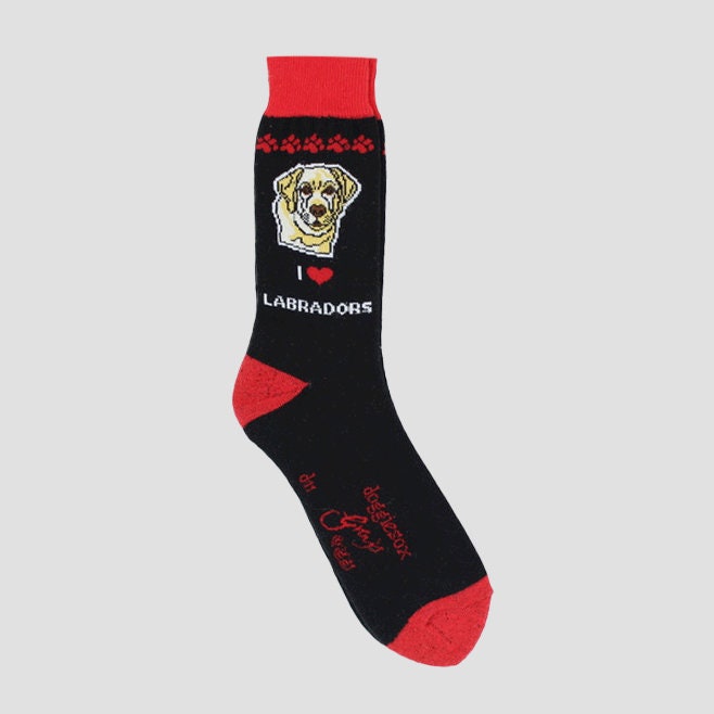 Labrador Adult Socks Yellow