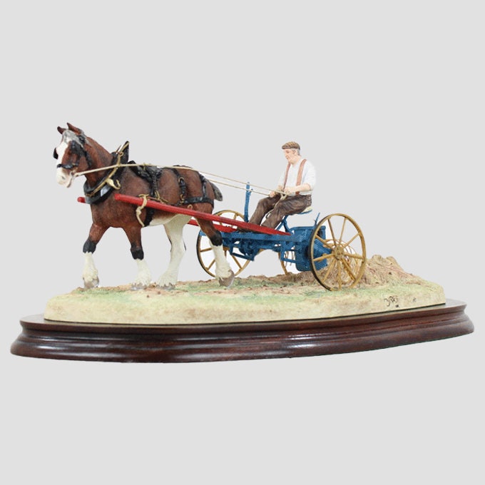 Rowing Up Border Fine Arts Horses