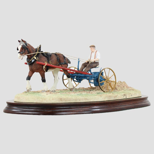 Rowing Up Border Fine Arts Horses