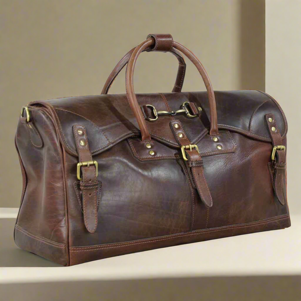 Leather Holdall And Travel Bags