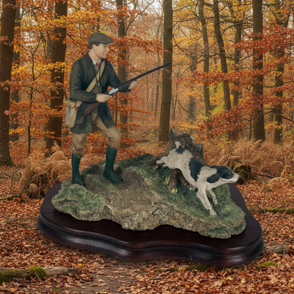 Dogging Them Up Spaniels Border Fine Arts Limited Edtion Dog Model