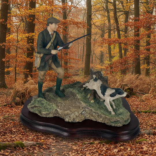 Dogging Them Up Spaniels Border Fine Arts Limited Edtion Dog Model