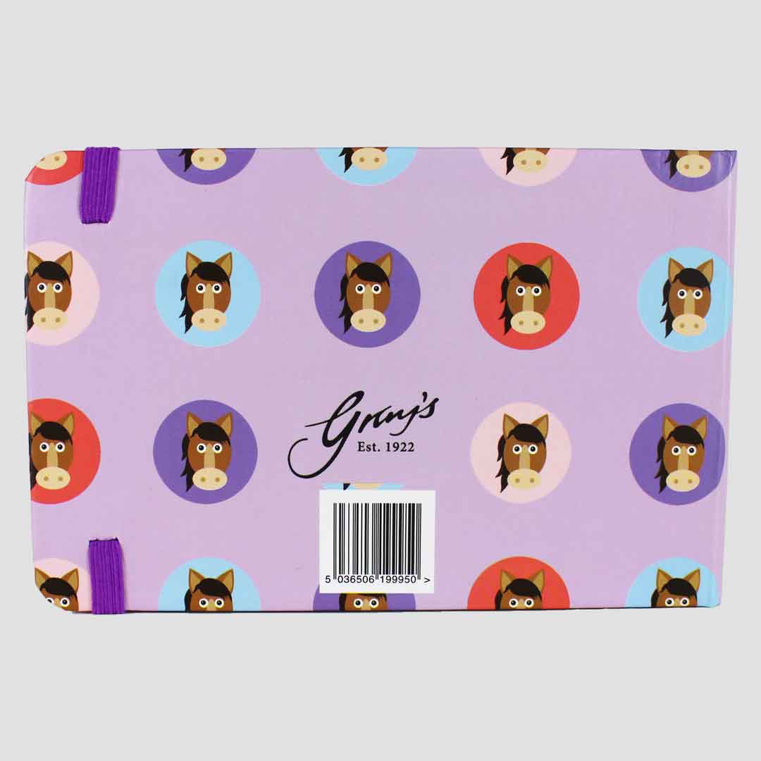 Cartoon Horse Banded Notebook
