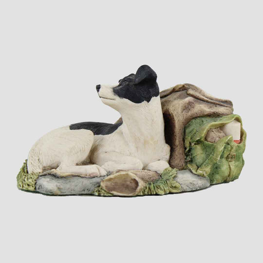 Jack Russell With Picnic Border Fine Arts Dog