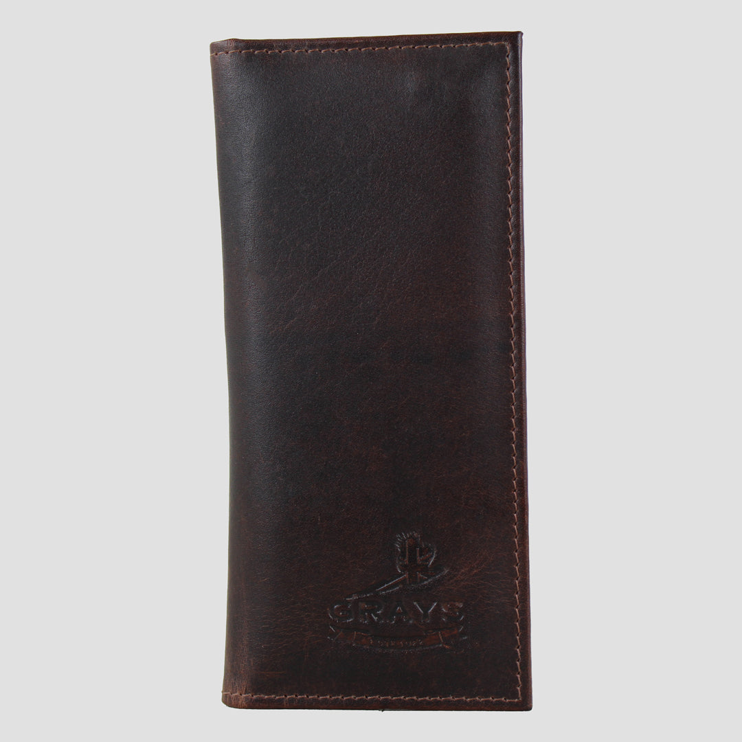 Frank Card Wallet In Brown Leather