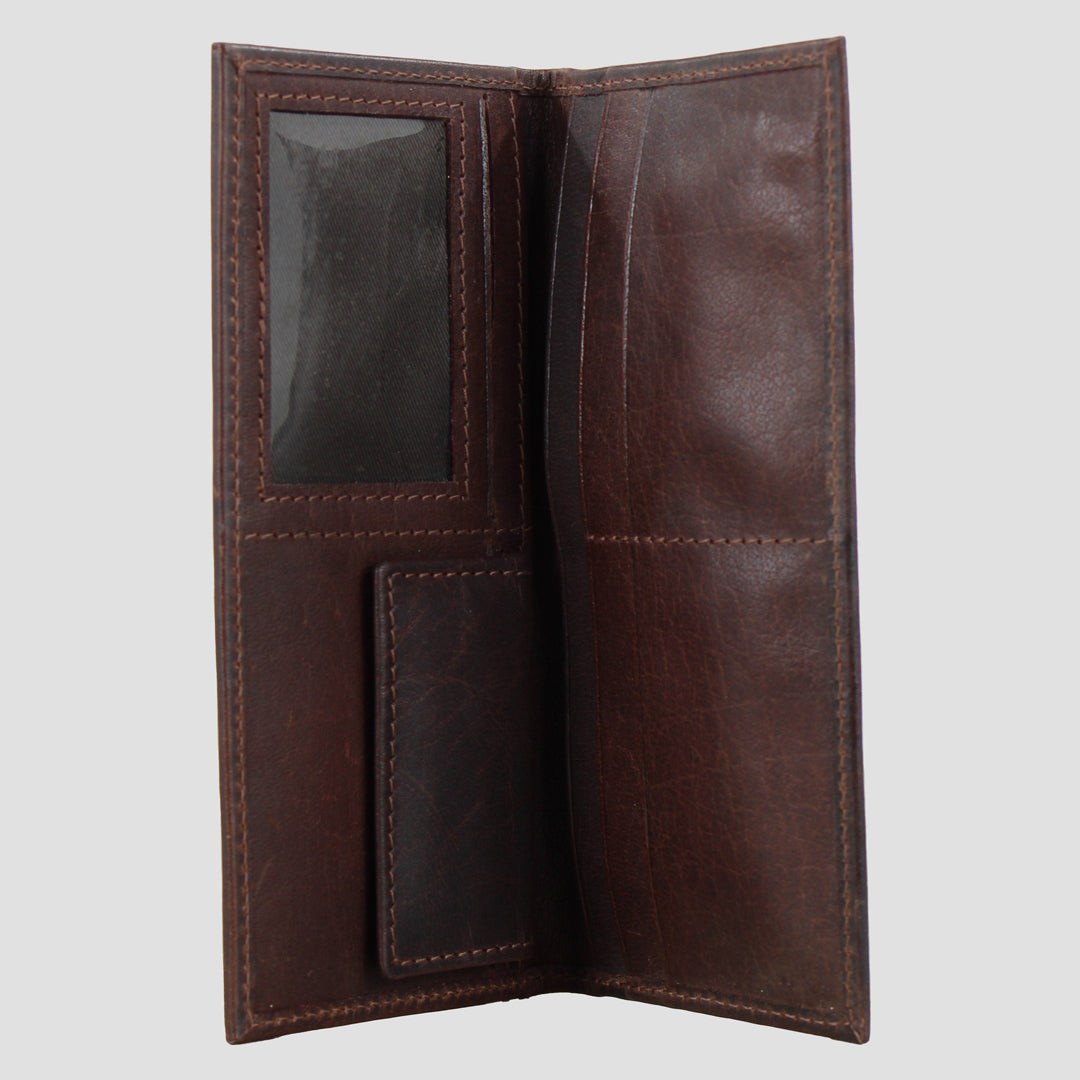 Frank Card Wallet In Brown Leather