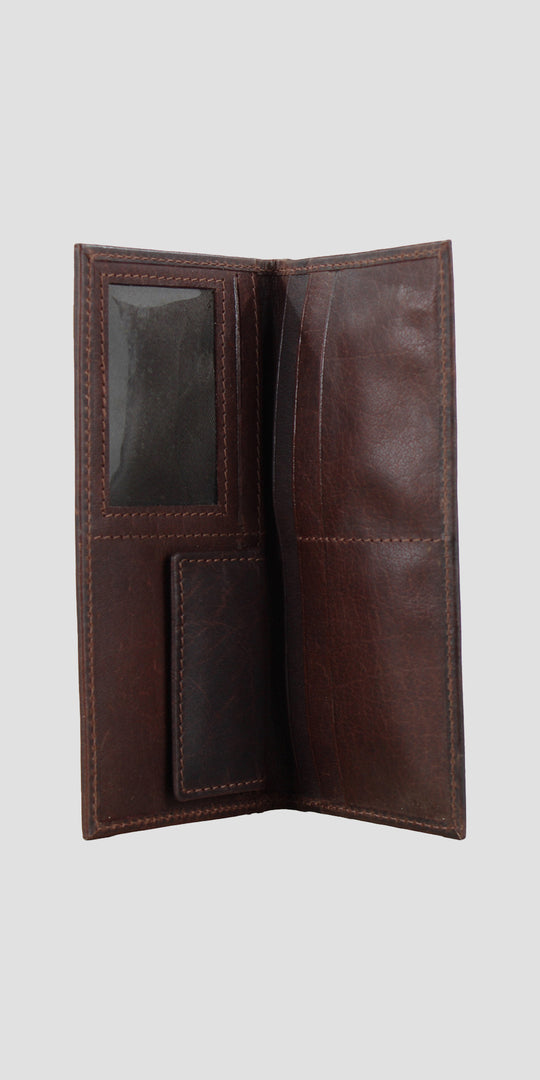 Frank Card Wallet In Brown Leather