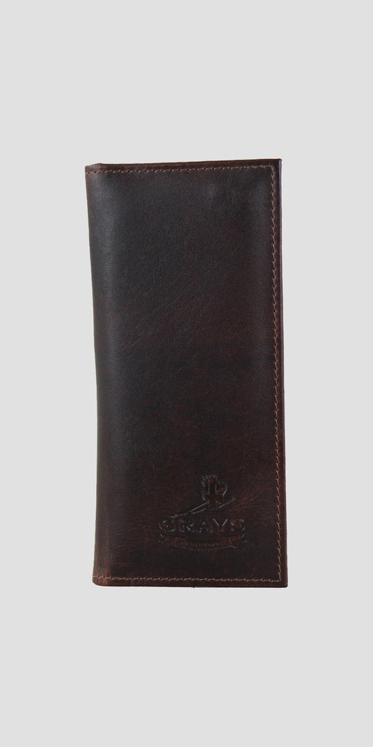 Frank Card Wallet In Brown Leather
