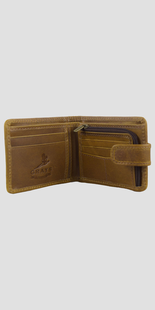 Shenton Wallet In Tan Leather