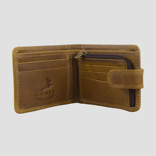 Shenton Wallet In Tan Leather