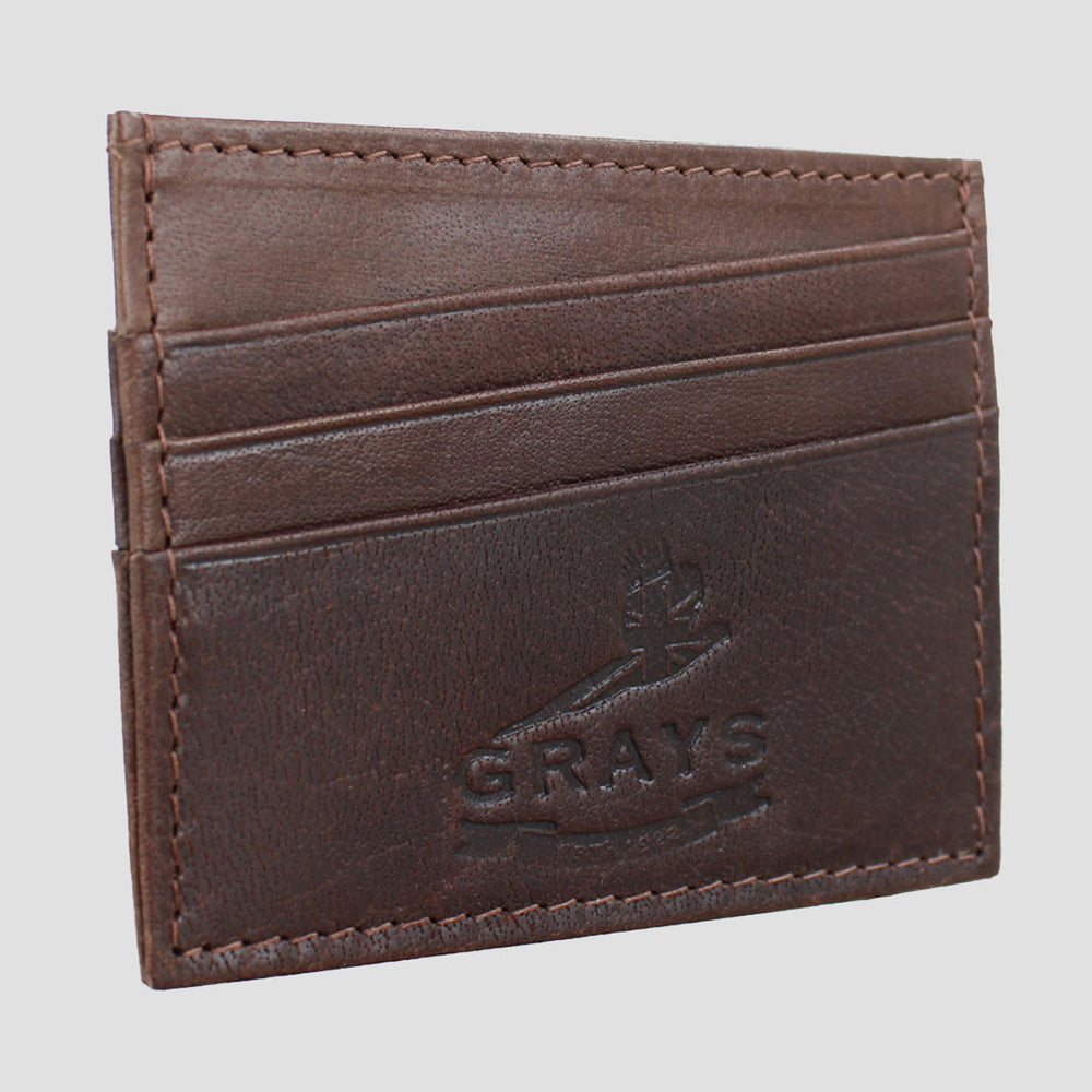 Ralph Leather Card Slip Brown